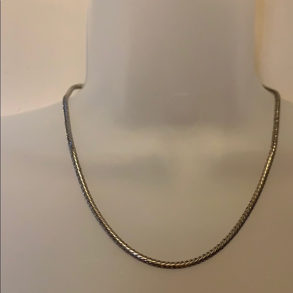 Silver necklace